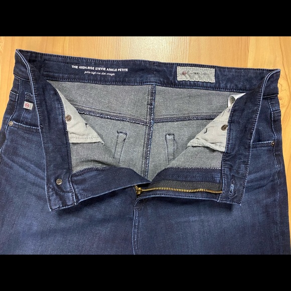 Women’s Anthropologie High Rise Stevie Ankle Petite Jeans 32P - Picture 6 of 15